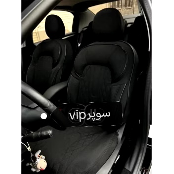 روکش صندلی خودرو 206 و 207 پارچه رنگ مشکی طرح سوپر vip