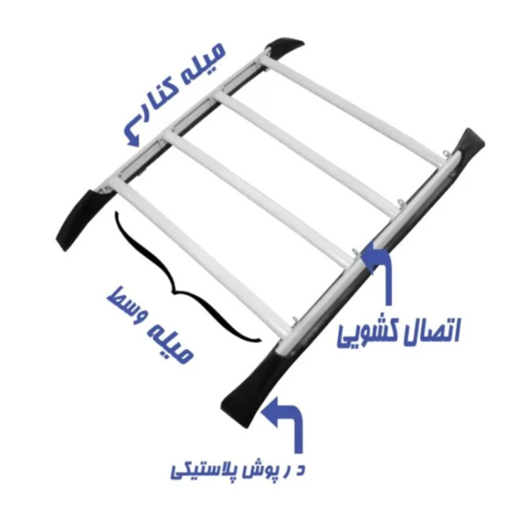 باربند خودرو سقفی مدل karta+ مناسب برای ساینا
