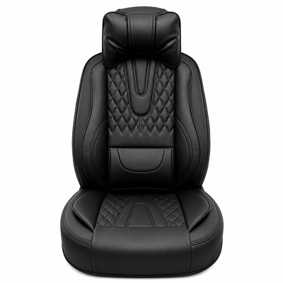 روکش صندلی چرم پراید 111 و هاچبک قدیم نسیم مدل VIP پرو طرح آئودی فول طبی